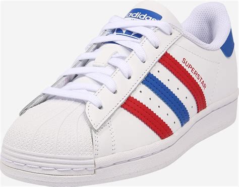 adidas superstar herren weiß blau rot uk 12